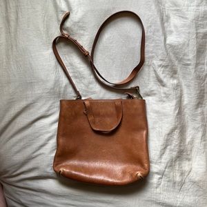 9” Madewell Leather Crossbody Purse